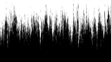 Leinwandbilder - High contrast grunge lines Vintage TV Screen Effect for Mystery, History, and Horror Videos 4k Loop