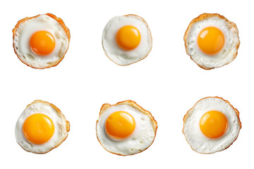 Wall Mural - Fried egg set clip art