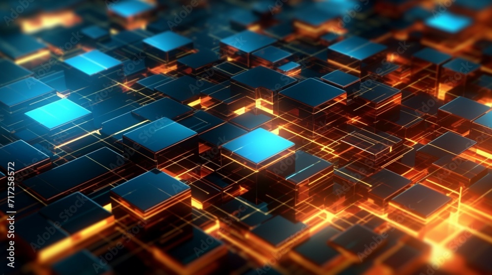 Abstract technology background Ai Generative Stock Illustration | Adobe ...