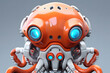 3d rendering Octopus cyborg