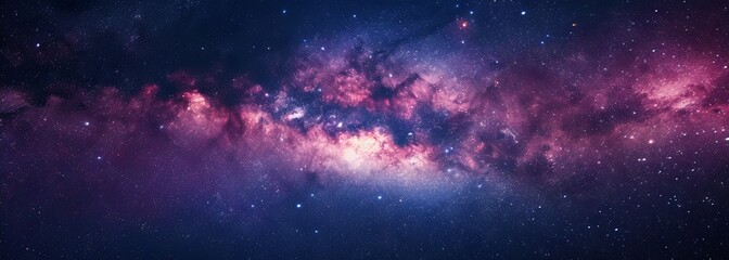 Wall Mural - Galaxy with nebula and stars in space. Outer space background. Galaxy background
