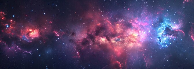 Wall Mural - Galaxy. Nebula and stars in space. Outer space background. Galaxy background