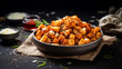 crispy paneer popcorn is a popular party snack and an appetizer