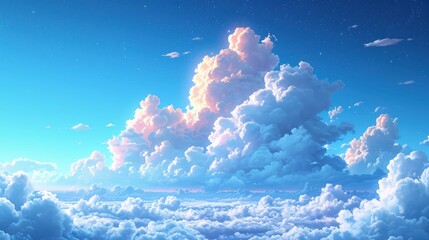 Clouds Blue Sky, Background Banner HD