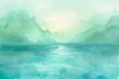 © Cary - mountain lake boat middle favorite gradient pastel green bottom ocean aquamarine windows home page bright