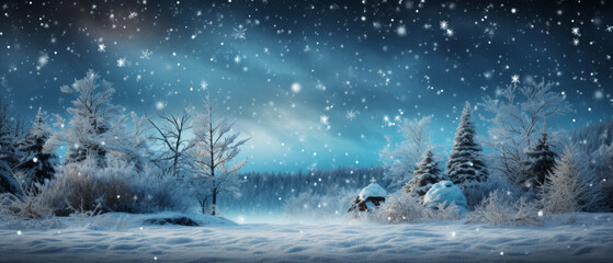  Enchanted Winter Night Landscape