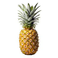 Wall Mural - pineapple, isolated on white background