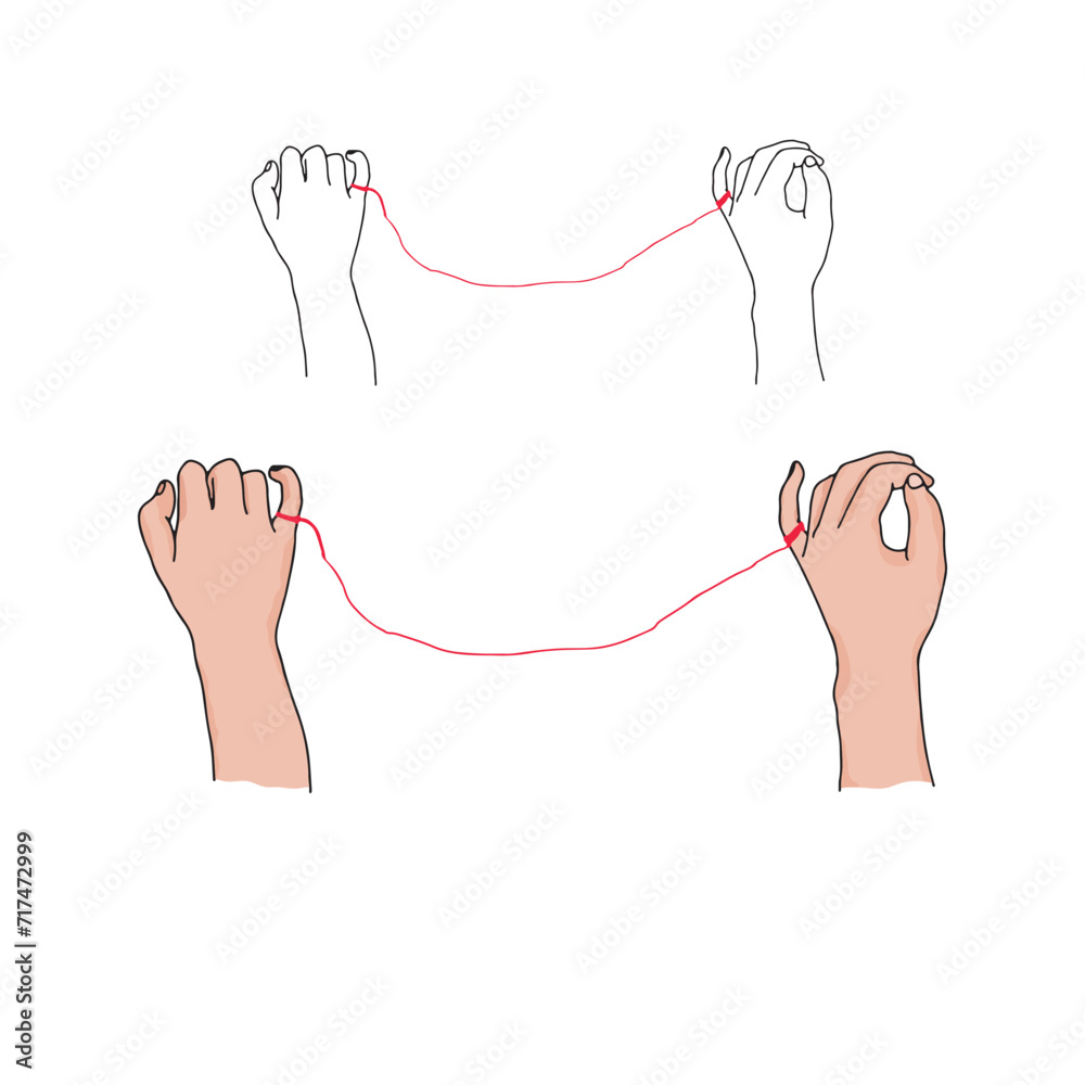 Romantic Couple Holding Hands, Vector Line Art Couple Holding Hands ...