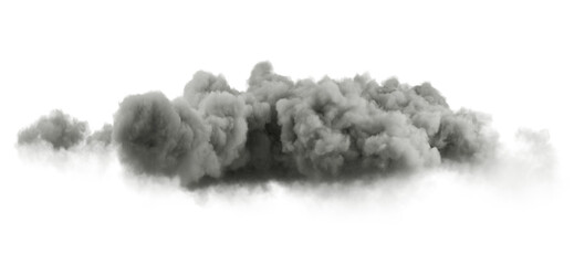 Aufkleber - Realistic black clouds free shapes cutout transparent backgrounds 3d render png