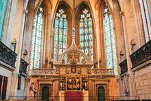 Interior Of Naumburg Cathedral, UNESCO Site, Germany