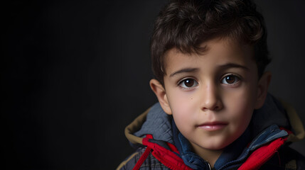 Poster - studio portrait of Palestinian child