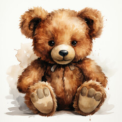Naklejka na meble Cute fluffy teddy bear
