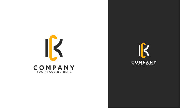 KC or CK initial logo concept monogram,logo template designed to make your logo process easy and approachable. All colors and text can be modified.