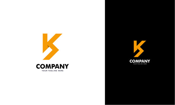 KS or SK initial logo concept monogram,logo template designed to make your logo process easy and approachable. All colors and text can be modified