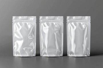 Poster - Three bags sitting next to each other. Suitable for various purposes