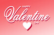 © samiullah - Valentine's day design  with 3d peach background banner