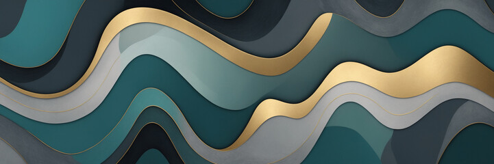 Wall Mural - Blue Wave Design: A Dynamic 3D Vector Illustration with Curves and Lines, Perfect for Business and Digital Backgrounds