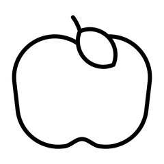 Sticker - Apple Vector Icon