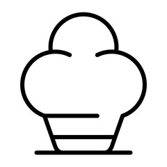 Canvas Print - Chef Hat Vector Icon