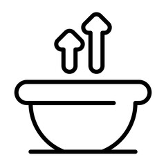 Wall Mural - Soup Vector Icon