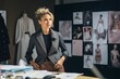 Female fashion designer describes profound shifts within industry. Secretary in fashion house elaborates on revolutionary impact of digitalisation