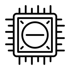 Sticker - Technology Vector Icon