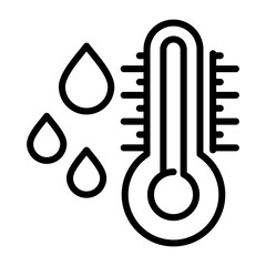 Poster - Thermometer Vector Icon