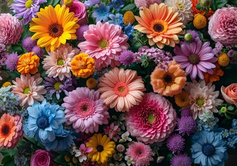  Blooming Beauties: A Colorful Bouquet of Flowers for a Springy Start Generative AI