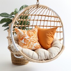 Wall Mural - Cozy hammock with cushion