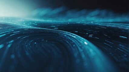 futuristic blue data lines.  generative, AI.