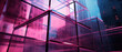 Reflective Symphony, An Abstract Geometric Masterpiece of Glass and Mirrors. Skyscraper glass mirror facade reflection. Abstract background design. Geometric perspective angle