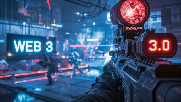 Illuminated and imaginative representation of war in Web 3.0 in the form of a computer game egoshooter