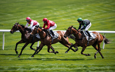 Wall Mural - corrida de cavalos 