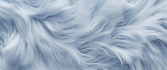 Poster - white hair texture graphic design high resolution, light indigo, rug, limited color range, shaped canvas, white