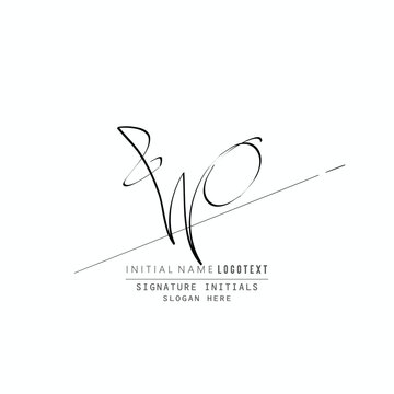 SIGNATURE INITIAL LETTER W, Brushstroke As Letter Logo Design. luxury initial logo design, Initial Letter As Logo, Hand Drawn Signature Logo
