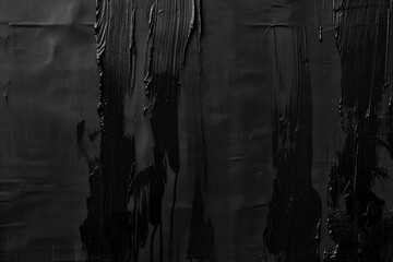 Poster - Black painted paper canvas. Background image. Created with Generative AI technology