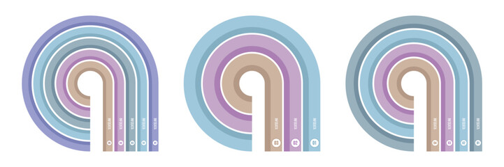 Wall Mural - radial bars infographic chart design. modern info-graphic templates set. visual data presentation. c