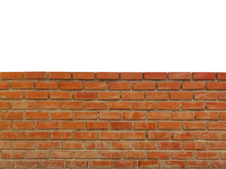 Wall Mural - Red brick wall PNG transparent