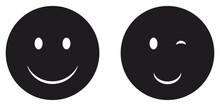 Happy Smiley Face Or Emoticon Line Art Icon For Apps And Websites