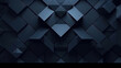 Abstract geometric design on black wall suitable for backgrounds, posters, 3d mosaic graphics lowpoly .Triangles, squares, and lines create a modern, eyecatching pattern for various creative purposes