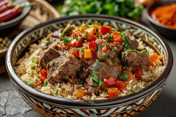 Sticker - Mansaf, A traditional Jordanian dish