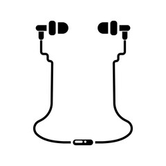 Poster - headset or earphone icon