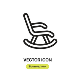 Leinwandbilder - Retirement icon vector. Linear-style sign for mobile concept and web design. Retirement symbol illustration. Pixel vector graphics - Vector.