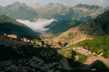 sign col de Pyreget in pyrenees, france