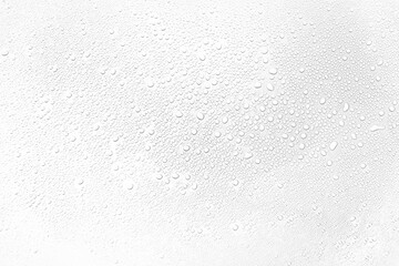 Wall Mural - Isolated water drops against transparent background.