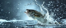 Fish Jumps Out Of The Water Generative AI