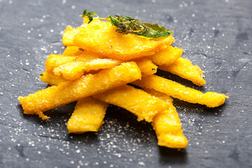 Wall Mural - still life of polenta fries