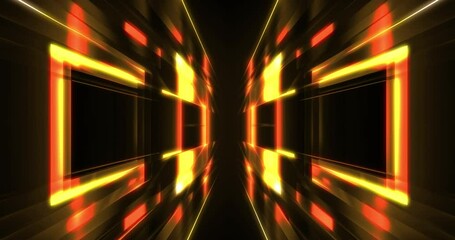 Leinwandbilder - animation of 80s retro sci-fi background. video game glow retro wave. purple grids neon glow light l