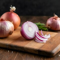 Canvas Print - onions and garlic