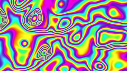 Leinwandbilder - Colorful Seamless Fluid Art Abstract Background. animation. 4k looping footage